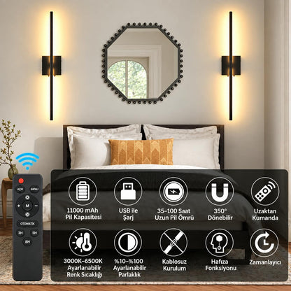 Modern Dekoratif Led Duvar Aplik seti