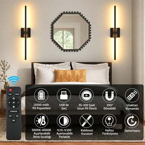 Modern Dekoratif Led Duvar Aplik seti