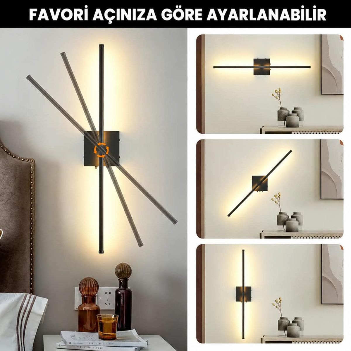 Modern Dekoratif Led Duvar Aplik seti