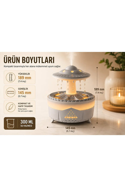 Ultrasonik Hava Nemlendirici  Ve Aroma Difüzörü